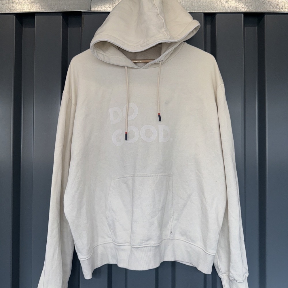 Cotopaxi "Do Good" Graphic Hoodie Mens XL Pullover Sweatshirt